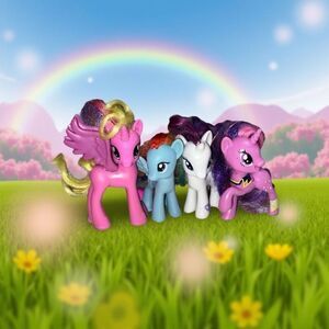 2012-2016 Lot of 4 G3 G4 My Little Ponies
